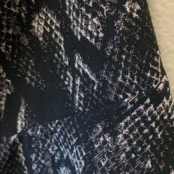 Express sz 8 strapless black gold snakeskin dress cocktail party - Picture 3 of 7